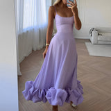 Sherri - Elegantes Swingkleid für Damen – Lila