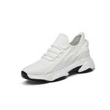Elias - Herren Strick-Sneaker mit Luftdämpfung und Flexsohle – Weiß