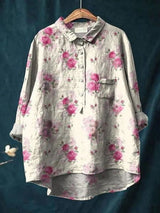 Amber | Bluse mit Blumenmuster – Floral 5