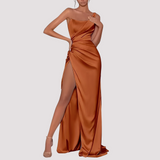 Eloise - Elegantes Maxikleid mit Tube-Top für Damen – Braun