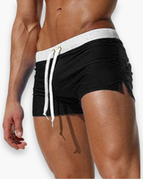 Herren Stylische Badehose | Schnell Trocknend – Schwarz