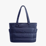Shelly | Stilvoller Puff-Rucksack – Marineblau