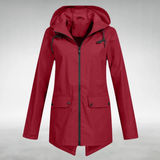 Aryln -Wasserdichte Jacke – Rot