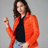 Damen Jacke | Leichte Ausführung klare Linien für Übergangszeit – Orange