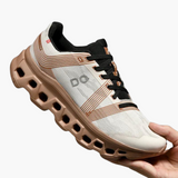Herren Sneaker mit Schnürverschluss und Mesh Obermaterial – Khaki