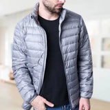 Boden – wattierte herrenjacke – Grau