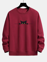 Silvano | Komfortables Sweatshirt für lässige Tage – Bordeaux