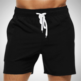 Komfortable Herren Badehose im einfarbigen Design – Schwarz
