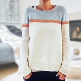 Alia | Damenpullover mit klassischem Rundhals – Hellblau