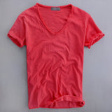 Brett – Bequemes, lässiges Herren-T-Shirt – Rot