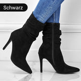 Malinda™ Elegante Raffinierte Stiefel – Schwarz