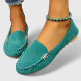 Lillian | Gummisohle Flexibel Ballerinas – Türkis