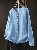 Sofia™ | Bequemer und stilvoller Cardigan – Hellblau