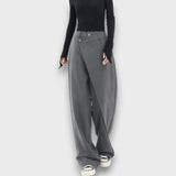 Ferranda – Asymmetrische Hose – Grau