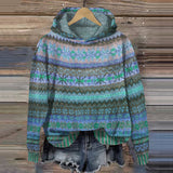 Rosa | Lässiger und bequemer Winter Pullover – Blau