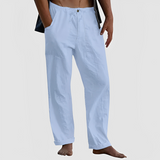Jovan - Bequeme Sommerhose für Herren mit Kordelzug – Blau