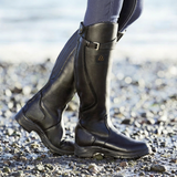 Keshia – Wasserdichte Lederstiefel – Schwarz