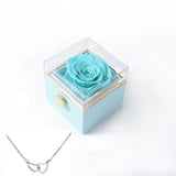180° Roos Geschenkbox™ | Mit Gravierter Love Kette – Silberkette