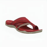 Sage | Bequeme Sandalen für Damen – Rot