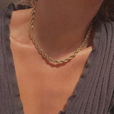 Bianca Rope Chain Gold Halskette – Gelbgold