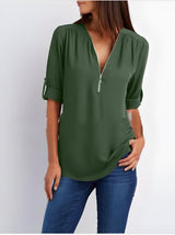 Adorin | Stylische & Vielseitige Bluse – Grün