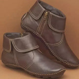 Maya | Gepolstert Rutschfest Stiefeletten – Braun