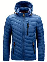 EverShield - winterjacke für herren, leicht und warm – Blau
