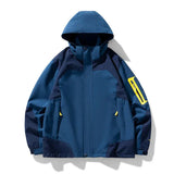 Kairu – wasserdichte, winddichte fleece-skijacke – Dunkelblau