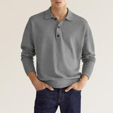 Luca – Der Polo-Pullover für moderne Männer mit Stil – Grau
