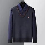 Karl - polo-pullover – Dunkelblau