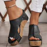 Oshae - Stützende Sandalen – Schwarz