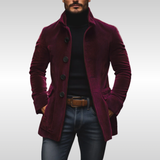 Carter | Corduroy Jacke – Weinrot