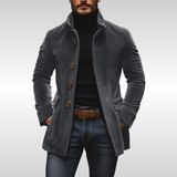 Carter | Corduroy Jacke – Grau