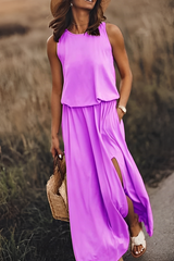 Jessica - Schickes Freizeitkleid – Lila