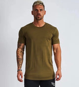 Steffen™ - Einfarbiges T-Shirt mit bequemer Passform – Grün
