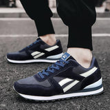 Nico – Orthopädische Herren-Sneaker im Retro-Look – Blau
