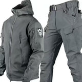 Herren Set | funktionale Winterjacke und passende Hose – Grau