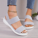 Stylische Orthopädische Stretch-Sandalen für Frauen – Ergonomische Unterstützung und Komfort – Grau