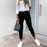 Nicole - Slim-fit-Hose – Schwarz