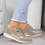 Pro Shoes - Sportschuhe mit Reißverschluss – Beige