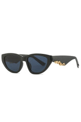 Celeste | Extravagante Cat-Eye Sonnenbrille – Schwarz
