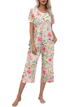 Rashini - Lässiger Pyjama Mit Drucken – Weiß