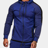 Niko - stylische herrenjacke mit kapuze für einen modernen look – Blau