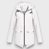 Wenara – Regenjacke mit Kapuze – Weiß