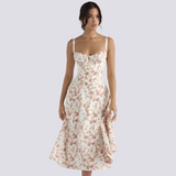 Marley - Lässiges Blumenkleid – Lila