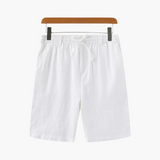 Leichte Sommer Shorts für Herren - bequem & vielseitig tragbar – Weiß