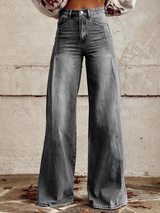 Lorena-klassische-weite-hose – Grau