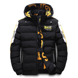 BASE Urban Winterjacke mit Kapuze – Schwarz