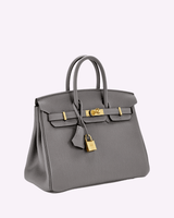 Große Damen-Lederhandtasche | Luxus trifft auf Funktionalität – Grau