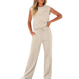 Esperanza – Zweiteiliges Set im Lässig Stil – Apricot